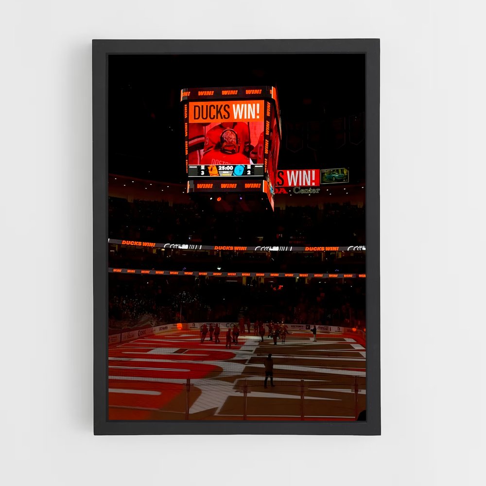 Poster Match de Glace – affiche Hockey sur glace (vue 2)